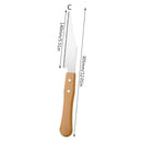 Japanese Pull Saw, Double Edge Hand Saw with Wooden Handle for Flush Cutting Trim Work Carpentry and Woodworking, Silver