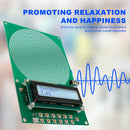 Schumann Wave Earth Electromagnetic Field Resonance Generator, 0.01Hz~300000Hz Adjustable Sine Wave Ultra-Low Frequency Pulse Generator, Sleep Aid, Meditation and Yoga Enhancer, No Shell Green
