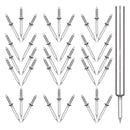 Double-Ended Iron Nails for Seamless Construction & Installation, Heavy-Duty Nails, 1 Set