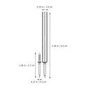 Double-Ended Iron Nails for Seamless Construction & Installation, Heavy-Duty Nails, 1 Set