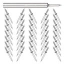 Double-Ended Iron Nails for Seamless Construction & Installation, Heavy-Duty Nails, 1 Set
