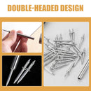 Double-Ended Iron Nails for Seamless Construction & Installation, Heavy-Duty Nails, 1 Set