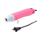 Mini Heat Gun,300W Portable Hot Air Gun Electric for DIY Acrylic Resin Craft, Dryer Crafts Handheld Heat Gun for Cup Turner