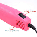 Mini Heat Gun,300W Portable Hot Air Gun Electric for DIY Acrylic Resin Craft, Dryer Crafts Handheld Heat Gun for Cup Turner
