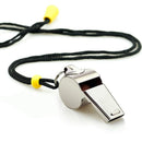 Stainless Steel Sports Whistles with Lanyard, Loud Crisp Sound Whistles Great for Coaches, Referees, and Officials