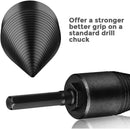 3PCS  Removable Firewood Log Splitter Drill Bit, Heavy Duty Drill Screw Cone Driver for Hand Drill Stick-hex+Square+Round