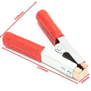 Insulated Alligator Clips Durable Heavy Duty Black & Red Boot Metal Spring Loaded Truck Car Battery Electric Test Clips (2-PACK)