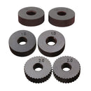 Rotating Head Knurling Tool Pitch Diagonal Coarse Linear Dual Wheels 0.5mm 1mm 2mm with 1.5mm Pitch Pack of 7