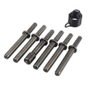 7 Pcs Heavy Duty Smoothing Pneumatic Air Rivet Hammer Tools Steel Air Hammer Chisel Pneumatic Hammer for Hollow Solid Half-hollow