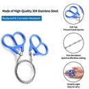 3 Pack Stainless Steel Wire Saw Emergency Saw Kit, Camping Wire Saw Mini Backpacking Saw, Cable Cutting String (Plastic Handle)