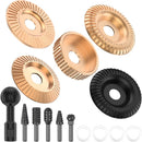 14Pcs Wood Carving Disc for 4-4.5" Angle Grinder with Rotary Burr 5/8-11" Wood Sanding Ball 45