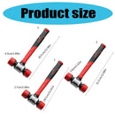 Anti Vibrations Rubber Mallets Hammer With Ergonomic Grip For Tile Installation Wood Crafting And Tent Stake Setting