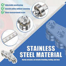 Circular Saw Guide Rail, Positioning Calipers for Circular Saw, Stainless Steel Rip Cut Circular Saw Guide, Adjustable Guide Rail for Woodworking Positioning Cutting (Four axis 50cm)