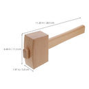 Woodworking Wood Mallet Khaki Hand Tool Sturdy Wood Hammer for Carving and Craft