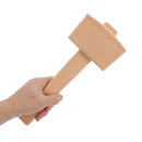 Woodworking Wood Mallet Khaki Hand Tool Sturdy Wood Hammer for Carving and Craft