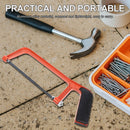 Compact Coping Saw Orange High Carbon Hand Saw for Outdoor Woodworking