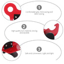 Iron Bottle Opener Tool Red Sturdy Non-Slip Handle 3Pcs