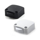 2pcs Universal Automatic Reset Switch Cabinet Door Light Switch Open Close Control Home Use Black/White