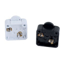 2pcs Universal Automatic Reset Switch Cabinet Door Light Switch Open Close Control Home Use Black/White