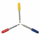 Cutting Plotter Holder 30°/ 45°/ 60° Cutter Blades Tungsten Steel Cutting Tool for Roland Plotter Blue Red Yellow