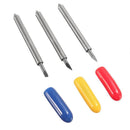 Cutting Plotter Holder 30°/ 45°/ 60° Cutter Blades Tungsten Steel Cutting Tool for Roland Plotter Blue Red Yellow