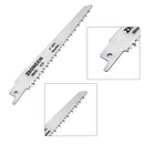 20 Pcs Sabre Saw Blade Set for Wood, Plastic and Metal Cutting Curved Cutting Universal Silver