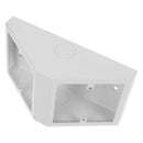 Plated Silver Electrical Outlet Box for Laboratory Benches with Flush Mount and Thermal Stability