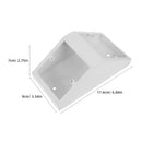 Plated Silver Electrical Outlet Box for Laboratory Benches with Flush Mount and Thermal Stability