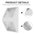 Plated Silver Electrical Outlet Box for Laboratory Benches with Flush Mount and Thermal Stability