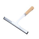 Multi-Purpose Glass Squeegee with Wooden and Rubber Handle, Effective Cleaning Tool for Home and Window Use