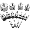 15 Pcs Drill Bit of Diamant Scie Cloches Tools Set, 8mm, 50mm