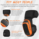 Work Knee Pads Construction, Knee Pads with Robust Foam Padding and Gel Cushion Extended Thigh Strap and Adjustable Clips for Gardening