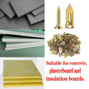 380 Pcs Self-Drilling Wall Anchors and Screw Kit Drywall Fixing Anchors Repair Tools Fasteners for Mounting Furniture on Moist Drywall