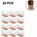 20pcs silicone chair leg covers 39-48mm