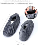 8 Pair Reusable Fabric Overshoes with Flap, Sturdy Shoe Covers