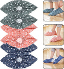6 Pair Reusable Linen Overshoes, Thick Breathable Shoe Covers, 27 cm