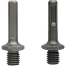 M14 external thread to SDS Plus internal thread and internal triangle adapter for drill grinder, from DEBUNS