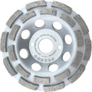 Diamond Plate Grinding Wheel Universal Concrete X Double Row Grinding Wheel, 125mm, 22.2mm