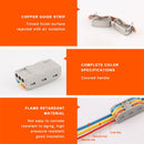 20 Pcs 11 28 AWG PCT-2-3 Electrical Cable Quick Wiring Connector Conductor Terminal Block