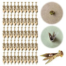 50 Pack Self Drilling Metal Drywall Anchors with Screws, 12 x 30 mm