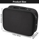 Barber Tool Storage Bag Black Large Capacity Case for Scissors Combs and Salon Supplies, Holds Clippers and Grooming Tools