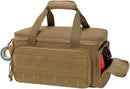 Tool Bag Organizer with Multiple Pockets, Wear-resistant Storage Bag with Anti-slip Bottom for Carpenters and DIY Enthusiasts, Brown, 14 Inch