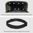 Tool Belt, Adjustable Wear-Resistant Tool Pouch Bag with Multiple Pockets for Carpenter, Plumber and Roofer, for Construction and Maintenance, Black