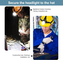 8 PCS Non-Slip Helmet Clips, Headlamp Clips for Hard Hat, Head Torch Hooks for Narrow-Edged Helmet, Hardhat, Safety Cap