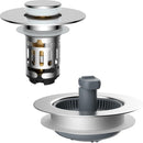 Upgraded 3 in 1 Bathroom and Kitchen Sink Drain Strainer