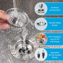 Upgraded 3 in 1 Bathroom and Kitchen Sink Drain Strainer
