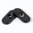 Xadnitu 1/4"-20 Threaded Centered Slide in Economy T Nuts, T Nut Accessory Hardwares for 10 Series Aluminum Extrusion Profiles Rail
