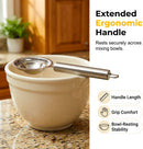 Egg Yolk Separator, Stainless Steel Egg Yolk Separation Tool, Egg Sifting Filter Divider with Hook for Baking & Cooking Kitchen Gadget (1PC)