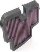 Motorcycle Air Cleaner Filter Element Assembly Replacement Compatible Fits for 2006-2008 Kawasaki EX650A Ninja 650R / EX650E Ninja 650 Black Red