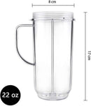 2X Cross blade with replacement 22oz cup for 250w Magic bullet MB1001 Blender